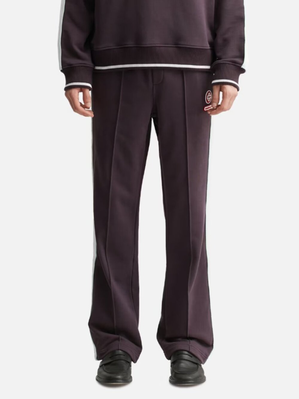 BNWT AW25 CASABLANCA LAUREL TAPE PINTUCK JOGGER SWEATPANTS L
